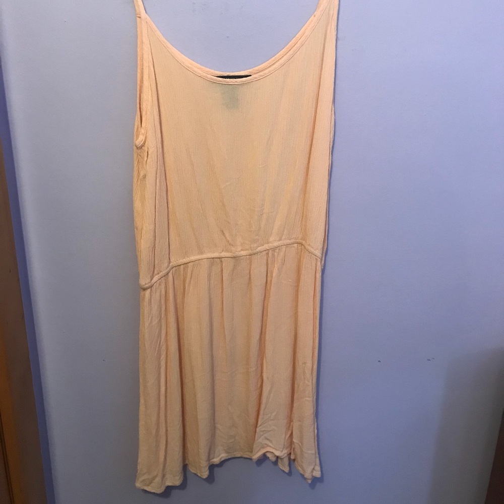 Peach tank dress
